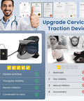Sick Of Neck Pain? This Adjustable Cervical Traction Device With Built Air Pump highlights features like electric inflation and portability.