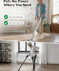Professional Grade Multi Function Steam Mop With Detachable Handheld Steamer For Hardwood And Tile Floors Quick Heat Tech in use.