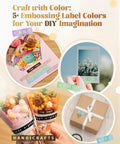 Craft projects showcasing labels from Totally Legit 3D Embossing Label Maker And Hella Sweet Scrapbook Junk Journal Supplies Kit.