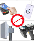 RFID Blocking Card 5 Pack Shield For Wallets And Purses Keeps Your Cash And Cards Safe From Sneaky Contactless Skimming With 13.56 MHz NFC Tech Safe And Reliable To Use Blue against NFC readers and scanners