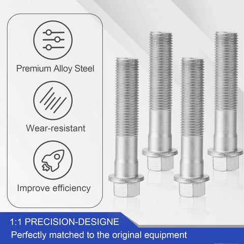 Front Wheel Hub Bearing Mounting Bolts Hardware Kit Four Pieces For Chevy Silverado 2500 3500 Express Suburban GMC Savana