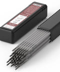 Open package of E6011 3 32nd Inch Carbon Steel Welding Rods All Position Stick Electrodes with Beefy Arc for Deep Penetration