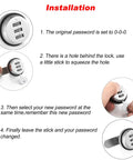 Installation guide for Combo Cam Lock Security Locks Set Of Two With Three Digit Password Code