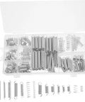 Get That Pro Tool Vibe With These 200 Pcs Assorted Springs Including Compression And Extension Options For DIY Repairs, Home Fixes, Auto Jobs, And Mechanical Tasks A Must Have Portable Hardware Kit Built To Last, 200 pcs steel spring set in plastic organizer