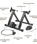Indoor Bike Trainer Stand With Magnetic Resistance For Home Rides Fits 26 To 28 Inch And 700C Wheels six resistance levels