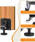 Heavy Duty Leveling Feet And Adjustable Furniture Legs Knock That Wobble Dead featuring an L-bracket and hardened steel design.