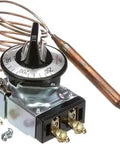 Heavy Duty Pro Grade Commercial Kitchen Thermostat Replacement 60 To 250 Degrees, 208-240V OEM Part, Model 23701, Black Finish