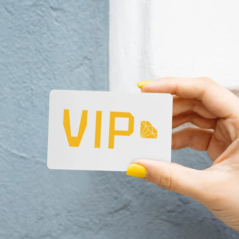 Straight Up Premium White Pvc Cards Bulk Pack Standard Eighty Five By Fifty Four Millimeter Size Ideal For Double Sided Id Printing Custom Employee Badges Smooth Banking Swipes Ready To Roll, VIP card design held in hand.