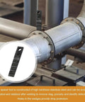Three Quarters Inch By Four Inch Pipe Spacer Wedge Step Gauge For Welding Alignment Pro Grade Dual Wedge Tool in use on pipe