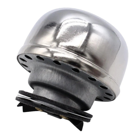 Twist In Chrome Steel Oil Breather Cap For Valve Covers Compatible With GM Cars Like Chevy Pontiac Buick Easy Install No Fuss Durable Chrome Finish Keeps Oil Contained Prevents Dirt And Leaks Replacement Filler Cap For Twist Lock Valve Covers
