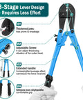 All In One Wire Rope Kit With One Eighth Inch Stainless Steel Cable And One Hundred Feet Long, Crimping Tool And Cutter diagram