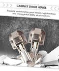 4 Inch Damping Wardrobe Hinges Easy Install No Slam Soft Close Cabinet Door Hinges Stainless Steel 4 Piece Set