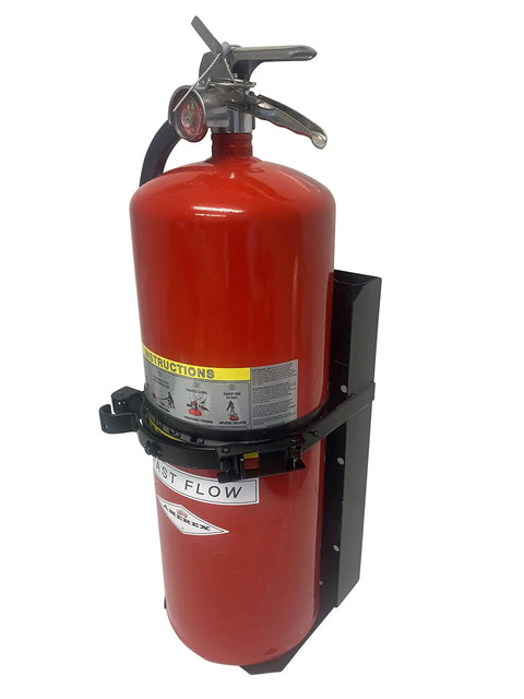 Heavy Duty Hanging Bracket For 8 Inch Co2 Carbon Dioxide And Dry Chemical Fire Cylinders Rig Ready Mount For Trucks And Shops Locks Down Your Safety Gear Dead Simple Zero Hassle Installation Guaranteed Quick Setup