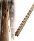 DIY Friendly Customizable Stainless Steel Linear Drain System For Driveways Pools And Lawns Slender Trench Drain with rose gold finish