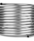 GEPPHILL 304 stainless steel coil tubing, 1/2 in OD x 25 ft length.