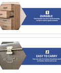 4 Pack Vintage Zinc Alloy Drawer Pulls Handles With Gold Finish For Dresser Cabinets And Furniture Antique Cabinet Knobs Retro Decor Hardware Set For Kitchen Bookcase Closets installed on wood drawers.