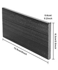 Fiberglass Rocking Chair Springs Top Shelf Patio Chair Replacement Plates For Swivel Outdoor Furniture Repair Universal 10 Pack Heavy Duty Inserts, 5x2.5 inch black fiberglass insert.