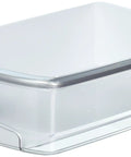 Clear plastic Door Bin For Refrigerator AAP73252202 OEM Part An Easy Fit For Kenmore Elite Bottom Freezer Models with curved front