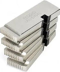 Stack of Pipe Die Set For NPT Threads 1/4 To 3/8 Inch High Speed Dies With 18 TPI, Includes 1/2 To 3/4 Inch Dual Die Heads