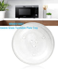 11.25 Inch Microwave Glass Turntable Plate Replacement For GE And Samsung Ovens, Glass Tray Replaces ME16K3000AS ME17R7021ES WB49X10097 WB39X0078 WB49X10034, No Fuss Install in kitchen setting