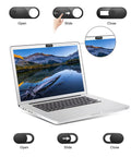 Super Slick 12 Pack Webcam Privacy Slides Shield Laptop Desktop Phone Cameras From Hackers And Dust Ultra Thin showcase of slide mechanism.
