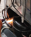 Using Oxy Fuel Welding And Cutting Torch Kit With X-3B Air Acetylene System, B Type Regulator And Tips for metal welding.