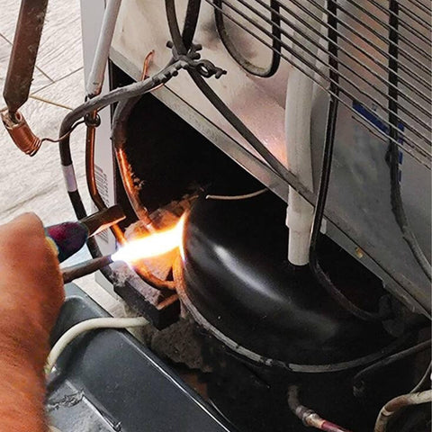 Using Oxy Fuel Welding And Cutting Torch Kit With X-3B Air Acetylene System, B Type Regulator And Tips for metal welding.