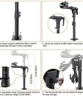 Assembly steps for 360 Degree Rotating Bike Repair Stand For Bench Mount Work Stand, E Bike And Mountain Road Bike Repair Stand, Holds Up To 88 Lbs