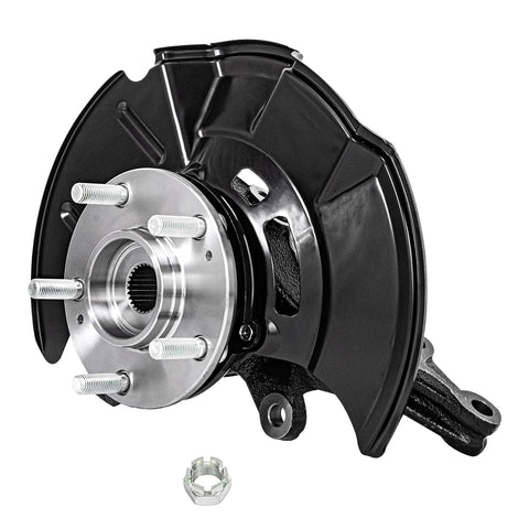 Front Left Steering Knuckle With Wheel Bearing Hub Assembly For 2007 2012 Hyundai Elantra Driver Side Replacement ABS Models Only