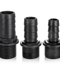 Three Size Nozzle Kit For Fountain Pump Replacement Adapters For Aquarium Fish Tank And Pond Durable ABS Plastic Weatherproof Leak Free Threaded Connection For A Tight Stable Fit showing 13mm, 16mm, and 19mm nozzles