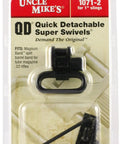 Quick Detachable.22 Caliber Tube Magazine Sling Swivels With Magnum Band Fit 0.42 To 0.47 Inch Tubes packaging