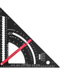 12 Inch Carpenter Square Tool For Framing And Woodworking Aluminum Alloy Rafter Square With Quick Angle Protractor