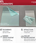 10 Pack Replacement Welding Helmet Clear Lens Kit 770858 Inner And Outer Protective Lenses For Auto Darkening Helmets