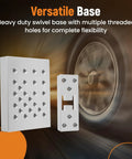 Universal Drill Press Support Plate Tool Set For 30 Ton Workshop Presses With Locator Plates shown with heavy duty base