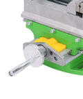 Close-up of Ycauty Cross Slide Drill Vice Xy Multifunctional Compound Vise For Table Milling Machines with visible adjustment handle.