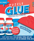 Puzzle Glue With Wide Plastic Spreader Easy To Apply Dries Clear And Quick, Protects Finished Jigsaw Puzzles For Display