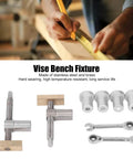 19mm Woodworking Desktop Clip Bench Dog Clamp Pro Grade Stainless Steel Brass Alloy with woodworker measuring