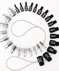 Nut And Bolt Thread Checker Gauge Kit With 28 Thread Gauges For Inch And Metric displayed on a white background.