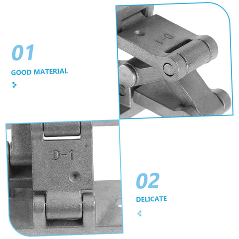 Veemoon concealed door hinges; stainless steel, heavy-duty, for indoor/outdoor use, close-up views.