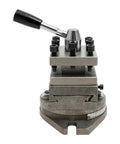 Top Shelf AT300 Compatible Mini Lathe Tool Post Assembly With Quick Swap Dial, cast iron build for efficient machining.