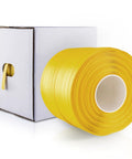 Built Tough For Heavy Lifting No Hassle Polypropylene PP Strapping Half Inch By 1000 Feet Pallet Securing Kit With Self Dispenser Box.
