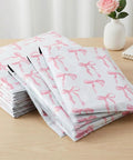 Pink Bow Poly Mailers 10x13 Inch 200 Count Heavy Duty Waterproof Self Adhesive Shipping Bags For Boutique Shops Small Biz And Gift Packaging Options Today