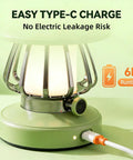 Rechargeable Kid Friendly Lantern Night Light with USB-C charging, showing 6h runtime indicator.