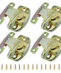 Heavy Duty 4 Piece Dining Table Locks for Rock Solid Alignment and Dead Set Anti Drift Prevention Featuring Tough Spring Loaded Steel Connectors.