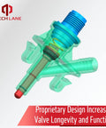 Upgraded Water Valve Kit For Dometic Toilets 300 Series 300 310 320 Replaces 385311641 Freeze Resistant Longer Lifespan With Ultrasonic Sealing That Keeps Leaks At Bay, transparent valve render
