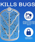 16 Pack Refill Cartridges Compatible With M364 Max Plug In Flying Insect Trap, bug-catching unit design with debris visible.
