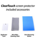 Screen Protector For Garmin TacX Neo Bike Smart Trainer ClearTouch Crystal HD Film Shield 2 Pack accessories: card, cloth, sticker