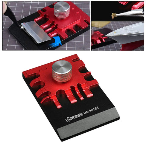 Metal Small Etched Parts Bender Model UA90183 for hobbyists with precision tool for modeling etching parts, top view.
