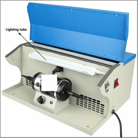 All In One Electric Sanding Polishing Grinding Machine With Dust Collector for jewelry polisher showcasing inner components