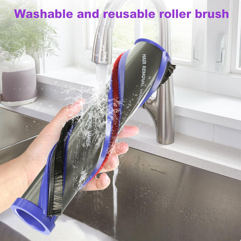 Washing Upgrade High Torque Vacuum Head For Dyson V10 V11 V15 SV12 SV14 SV15 SV17 SV22 SV27 SV28 SV47 Models With Anti Tangle 55 Vanes